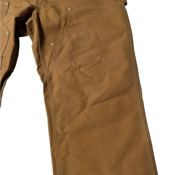 Carhartt B01 BRN Double Knee Duck Work Pants Men’s 38x34 Made USA